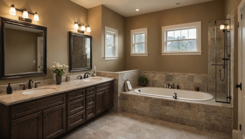 Renovated Master Bathrooms